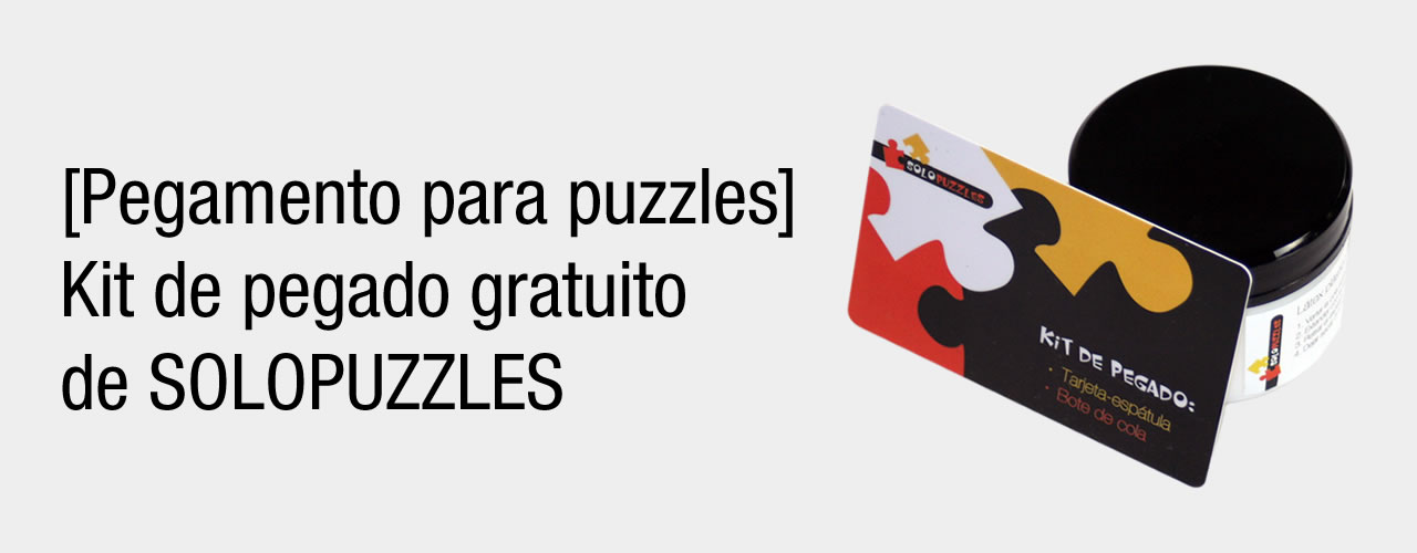 Cómo pegar un puzzle con cola especial